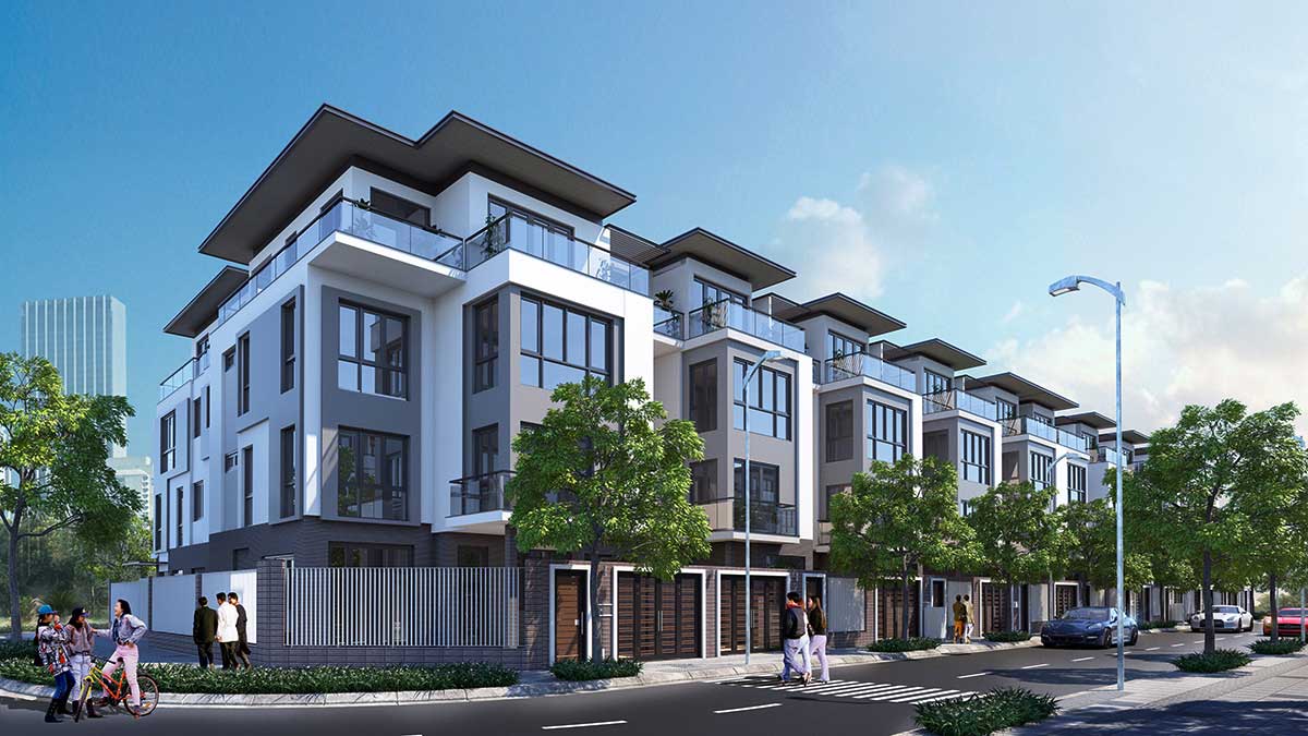 Phoi canh Nha pho Shophouse STC Long Thanh - STC Long Thành