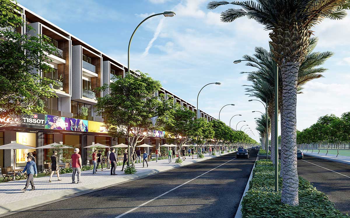 Truc chinh Du an Con Khuong Diamond City - Cồn Khương Diamond City