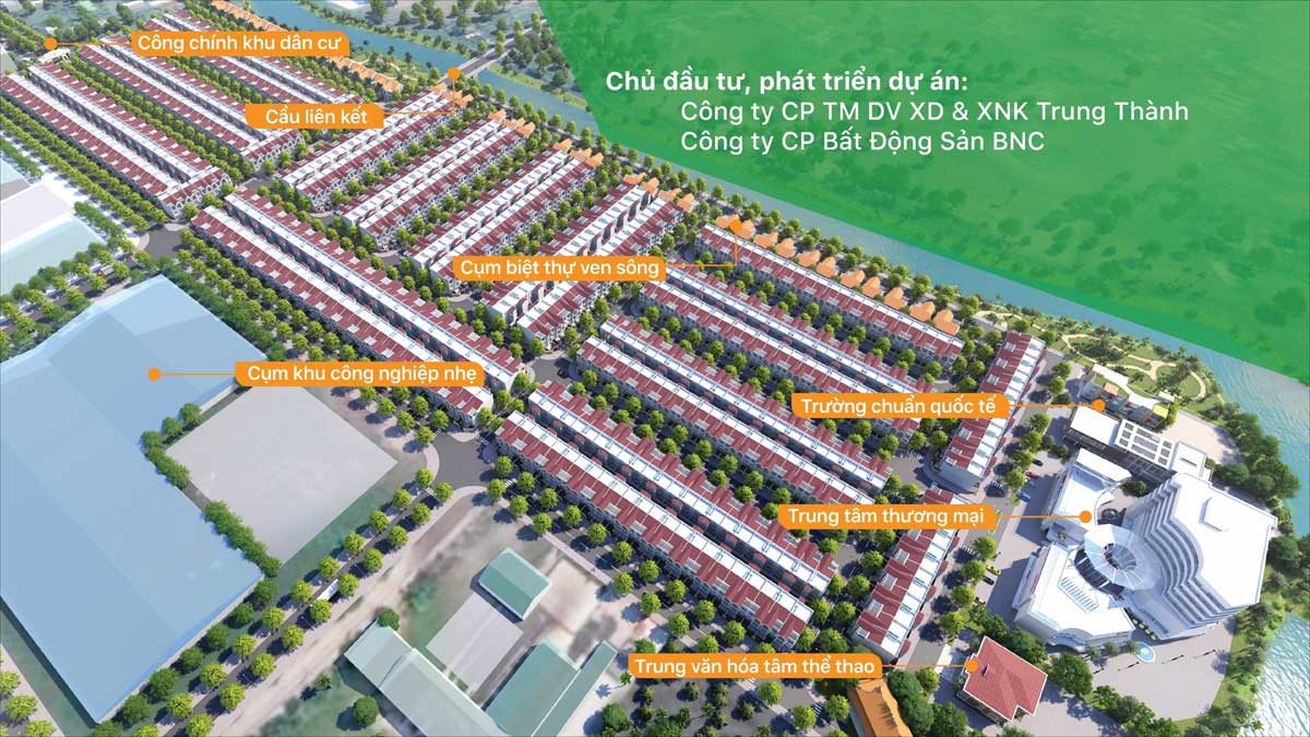 Mat bang Tong the Du an Saigon Fortune Long An - Saigon Fortune