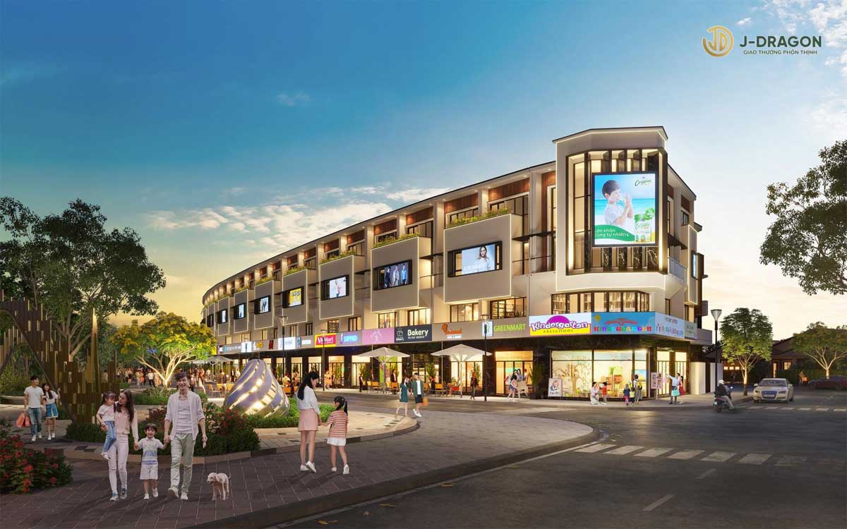 shophouse j dragon - J DRAGON CẦN ĐƯỚC LONG AN