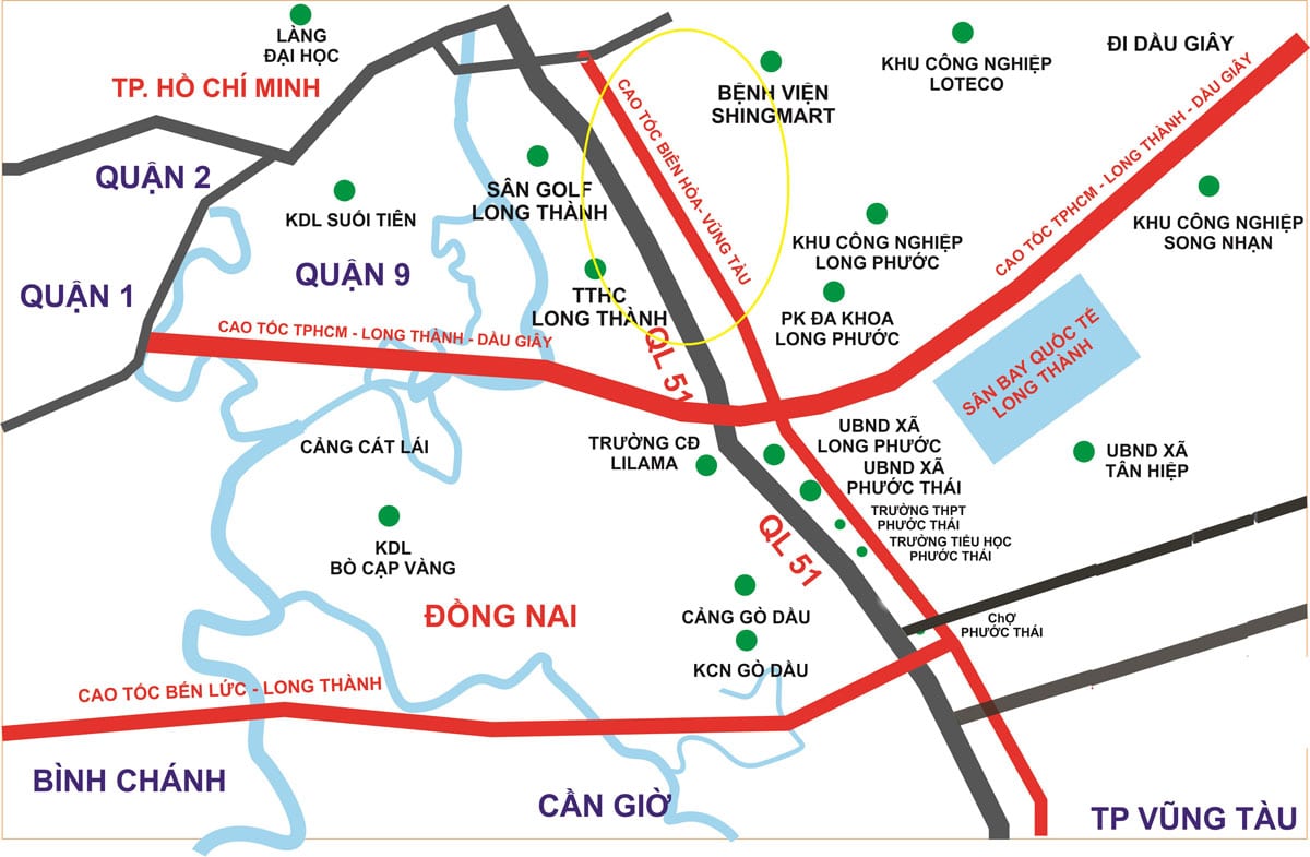 DỰ ÁN ĐẤT NỀN PHÚ MỸ ECO CITY du an cao toc bien hoa vung tau cat ngang phu my eco city - DỰ ÁN ĐẤT NỀN PHÚ MỸ ECO CITY