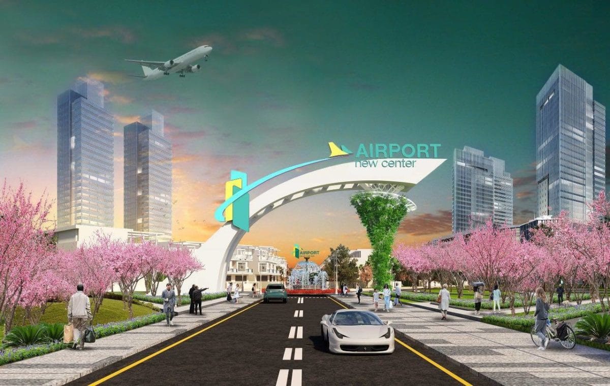 cong du an airport new center - DỰ ÁN AIRPORT NEW CENTER LONG THÀNH ĐỒNG NAI