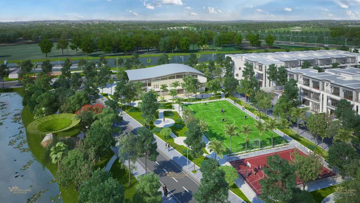 khu the thao du an hung long residence - DỰ ÁN HƯNG LONG RESIDENCE LONG AN