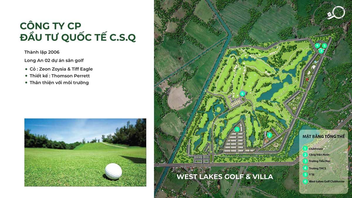 tien ich Du an West Lakes Golf Villas - DỰ ÁN WEST LAKES GOLF & VILLAS LONG AN