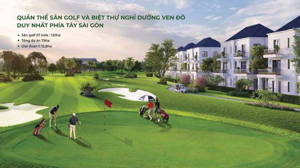 tien ich san golf tai west lakes golf villas - DỰ ÁN WEST LAKES GOLF & VILLAS LONG AN