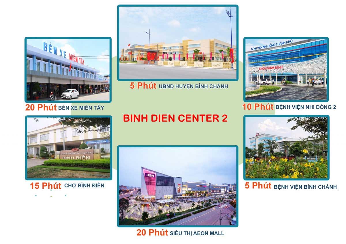 tien ich ngoai khu du an binh dien center 2 - DỰ ÁN BÌNH ĐIỀN CENTER 2 BÌNH CHÁNH