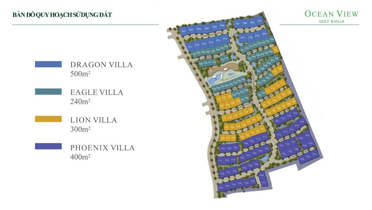 ban do quy hoach du an ocean view golf villas - DỰ ÁN OCEAN VIEW GOLF & VILLAS PHAN THIẾT