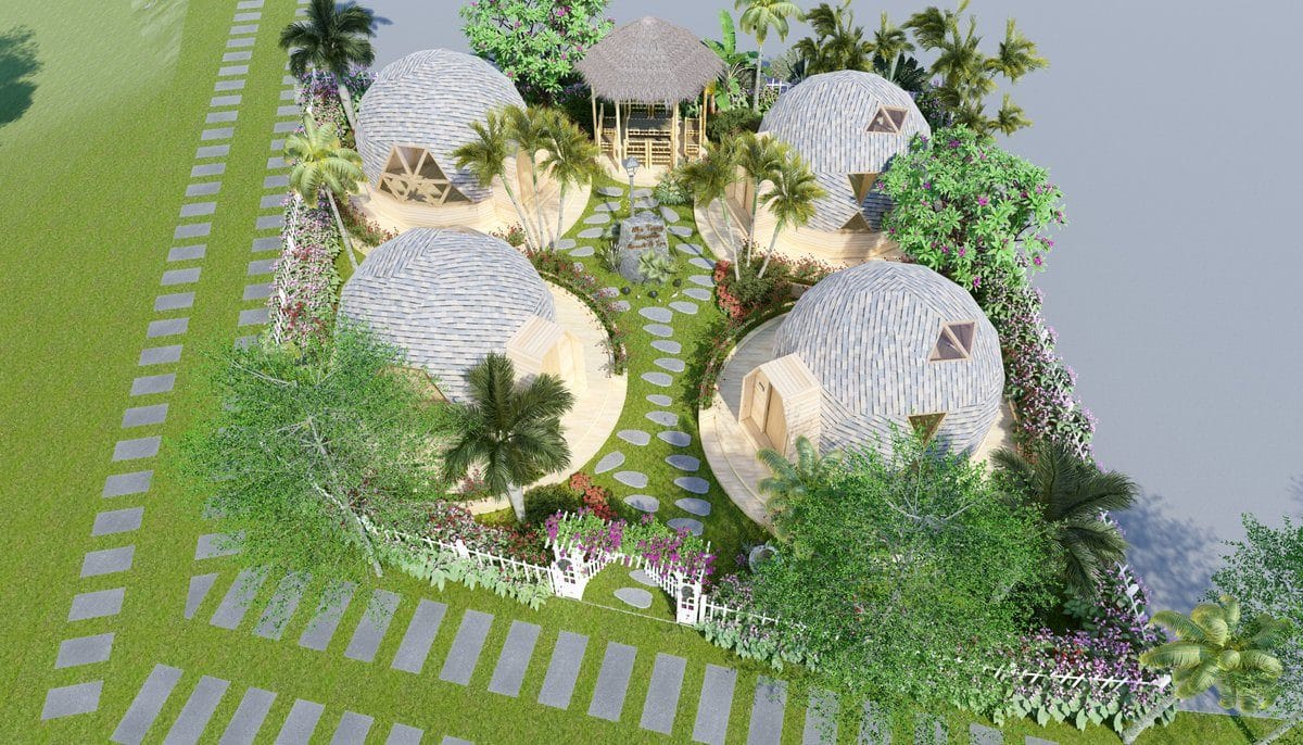 NHA TRANG RIVERSIDE RESORT & SPA Phối cảnh trên cao Nha Trang Riverside - NHA TRANG RIVERSIDE RESORT & SPA