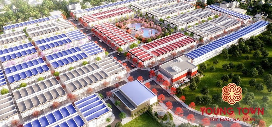 phoi canh du an young town tay bac sai gon - DỰ ÁN YOUNG TOWN ĐỨC HÒA LONG AN