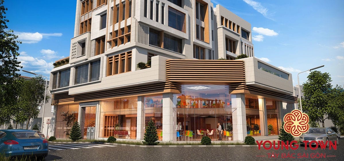 trung tam thuong mai young plaza - DỰ ÁN YOUNG TOWN ĐỨC HÒA LONG AN