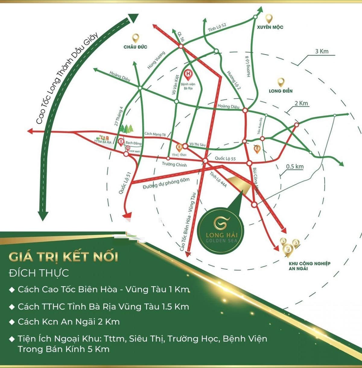 vi tri du an long hai golden sea - DỰ ÁN LONG HẢI GOLDEN SEA BÀ RỊA VŨNG TÀU