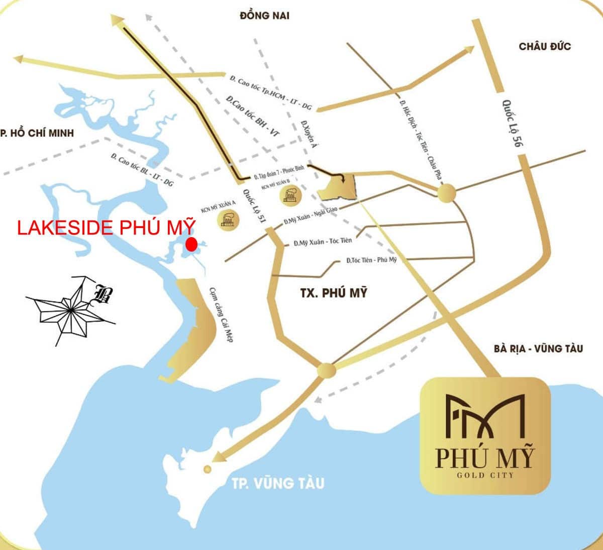 vi tri du an lakeside phu my - DỰ ÁN LAKESIDE PHÚ MỸ BÀ RỊA VŨNG TÀU