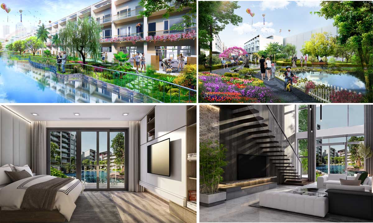 LIC CITY PHÚ MỸ Hình ảnh kiến trúc Home Resort - LIC CITY PHÚ MỸ