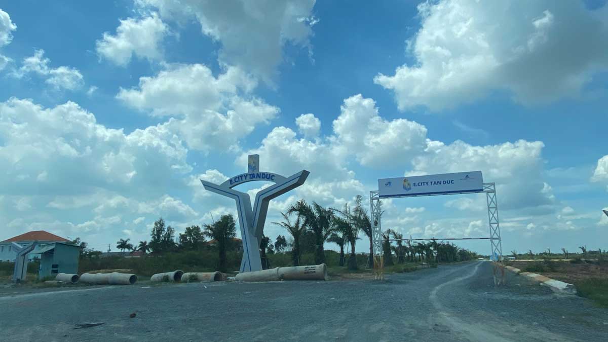 cong du an e city tan duc - DỰ ÁN E.CITY TÂN ĐỨC LONG AN