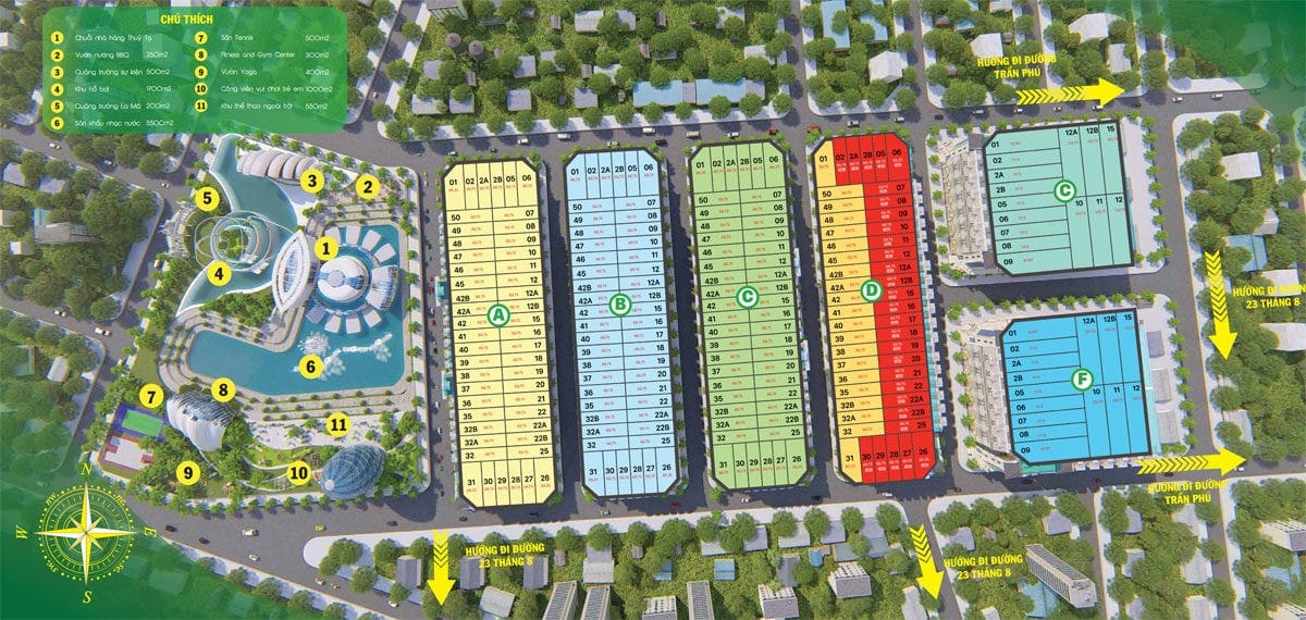 mat bang du an center mall bac lieu - DỰ ÁN KHU ĐÔ THỊ CENTER MALL BẠC LIÊU