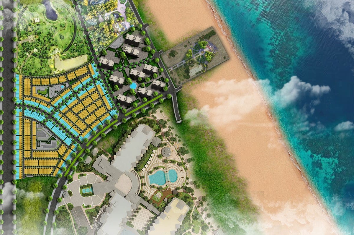 phoi canh tong the du an khu do thi sinh thai nhon hoi - DỰ ÁN KHU ĐÔ THỊ SINH THÁI NHƠN HỘI NEW CITY