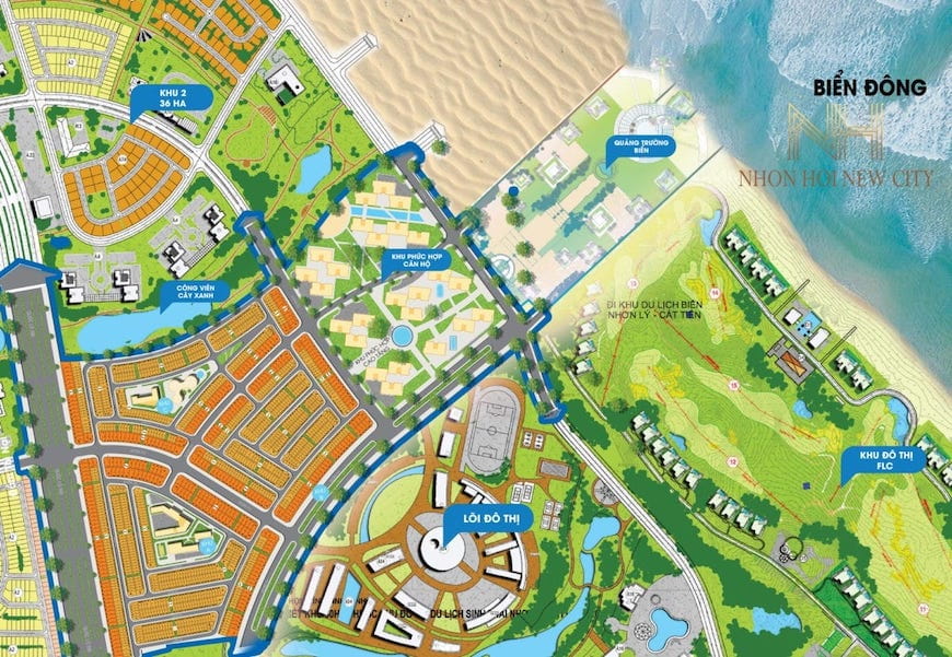 mat bang nhon hoi new city - DỰ ÁN KHU ĐÔ THỊ SINH THÁI NHƠN HỘI NEW CITY