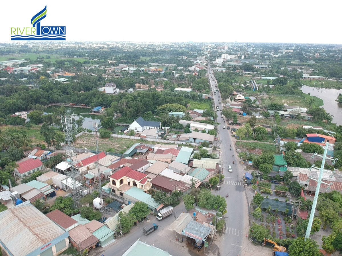 truc duong tinh lo 15 di du an river town - DỰ ÁN RIVER TOWN TỈNH LỘ 15 CỦ CHI