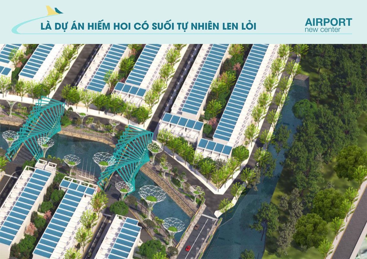 suoi len loi trong noi khu du an airport new center - DỰ ÁN AIRPORT NEW CENTER LONG THÀNH ĐỒNG NAI