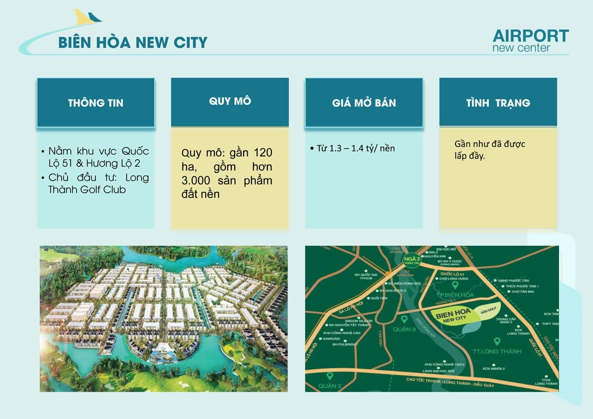 thong tin du an bien hoa new city - DỰ ÁN AIRPORT NEW CENTER LONG THÀNH ĐỒNG NAI
