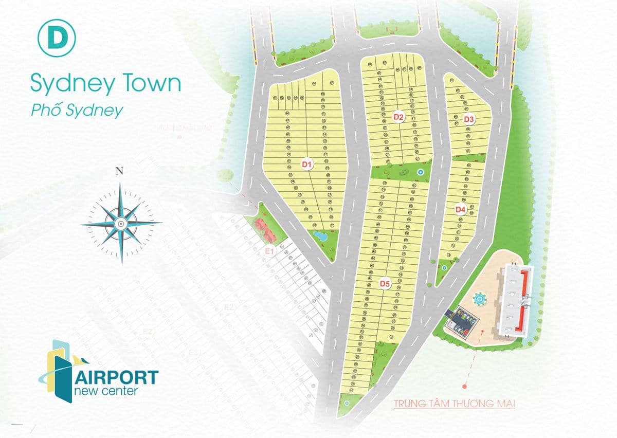 mat bang phan lo khu pho sydney town du an airport new center - DỰ ÁN AIRPORT NEW CENTER LONG THÀNH ĐỒNG NAI