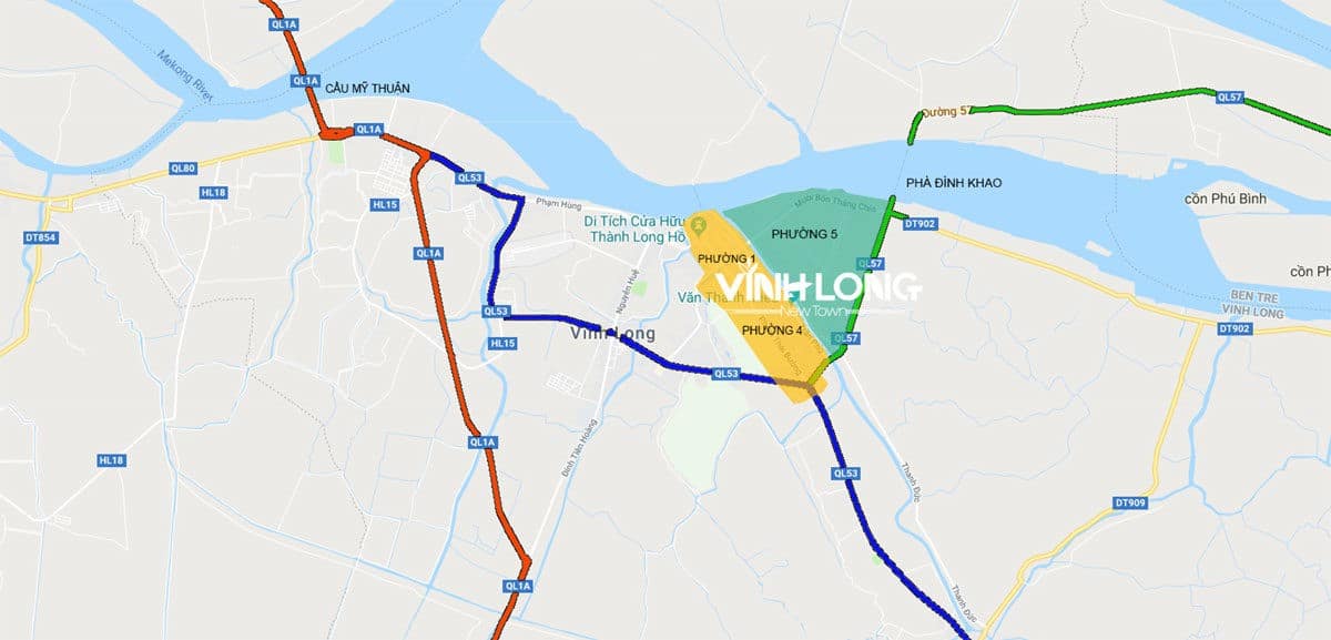 vi tri phuong 5 thanh pho vinh long - DỰ ÁN VĨNH LONG NEW TOWN