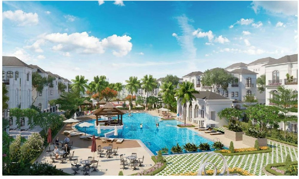 hồ bơi crown villas thái nguyên - DỰ ÁN BIỆT THỰ CROWN VILLAS
