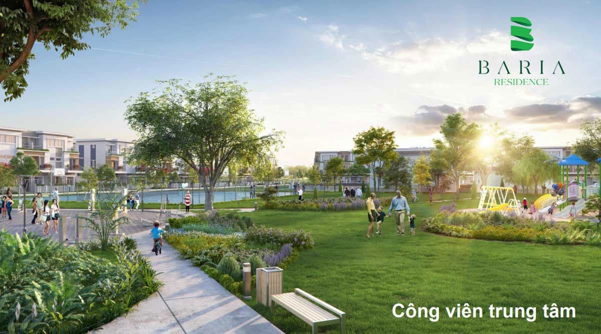 tien ich khu cong vien baria residence - BARIA RESIDENCE DỰ ÁN ĐẤT NỀN BÀ RỊA VŨNG TÀU
