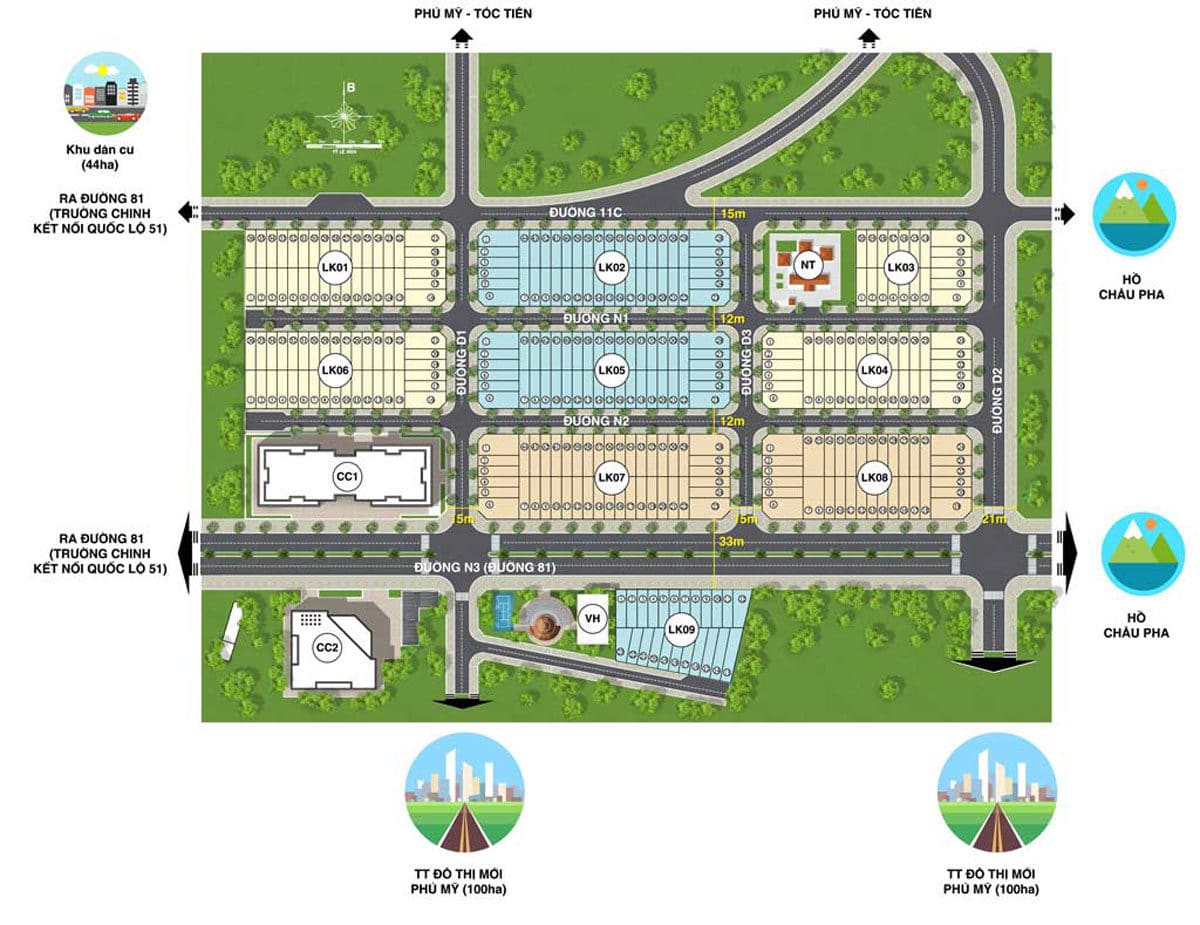 mat bang phan lo du an eco town phu my ba ria - DỰ ÁN ECO TOWN PHÚ MỸ BÀ RỊA VŨNG TÀU