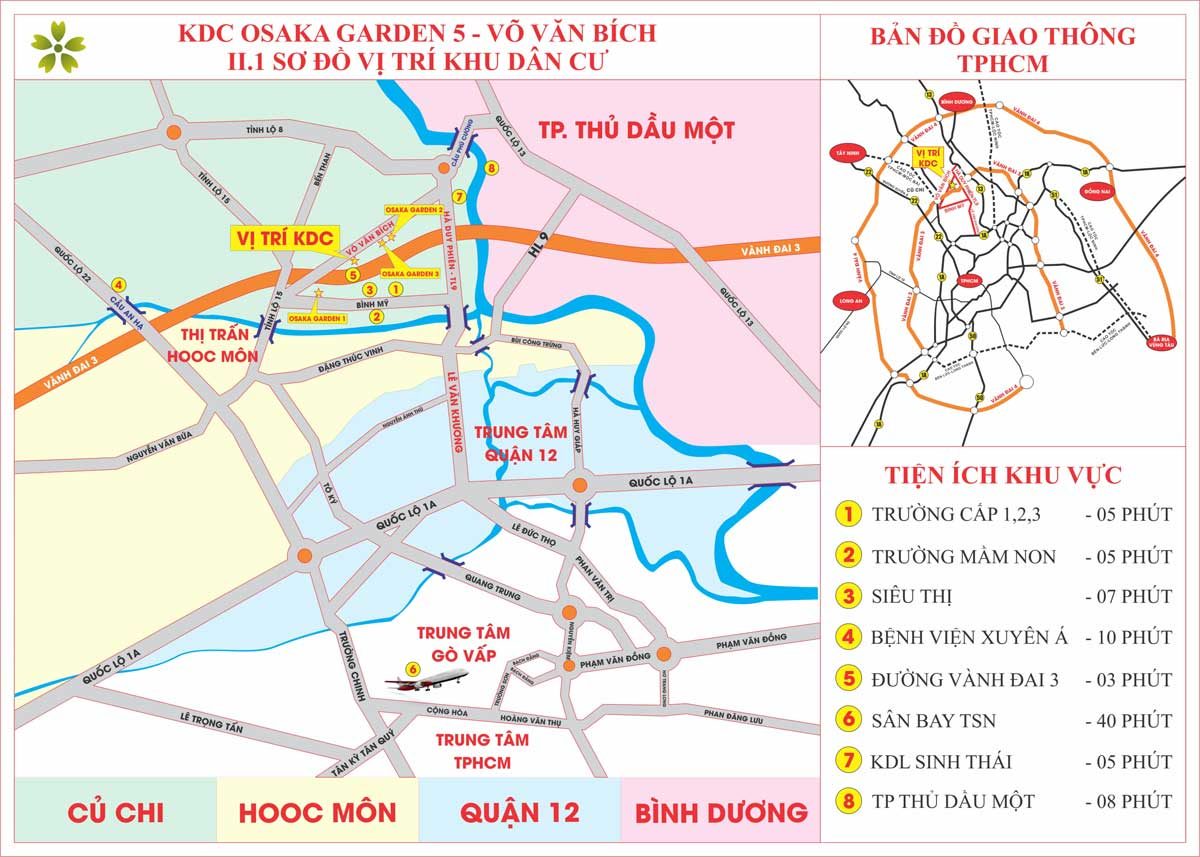 vi tri du an osaka garden 5 - DỰ ÁN OSAKA GARDEN 5 VÕ VĂN BÍCH CỦ CHI