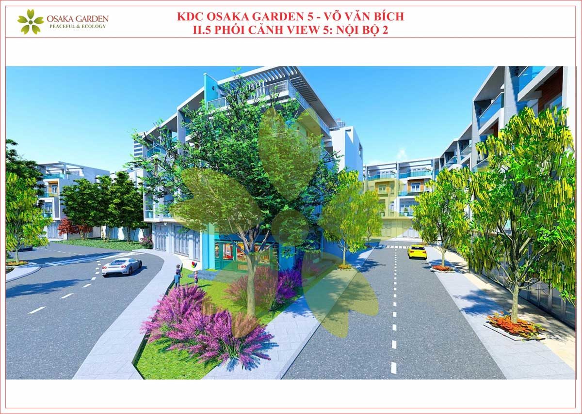 phoi canh osaka garden 5 - DỰ ÁN OSAKA GARDEN 5 VÕ VĂN BÍCH CỦ CHI
