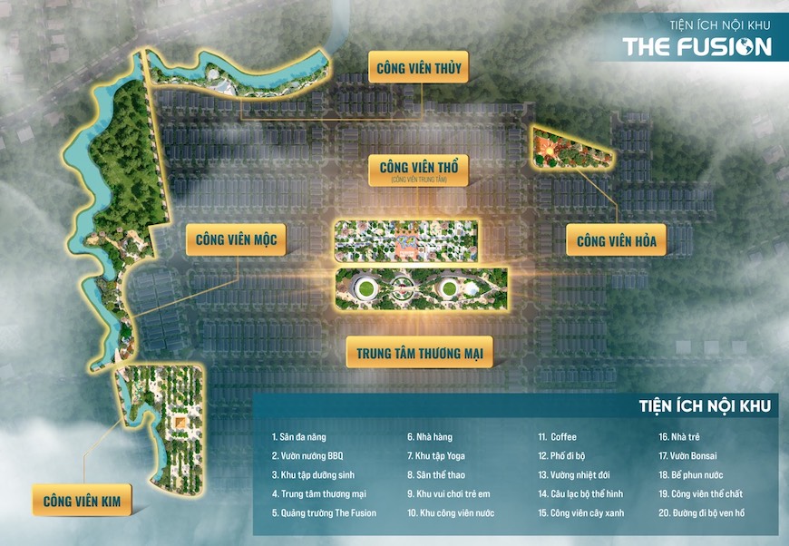 mat bang du an the fusion - The Fusion