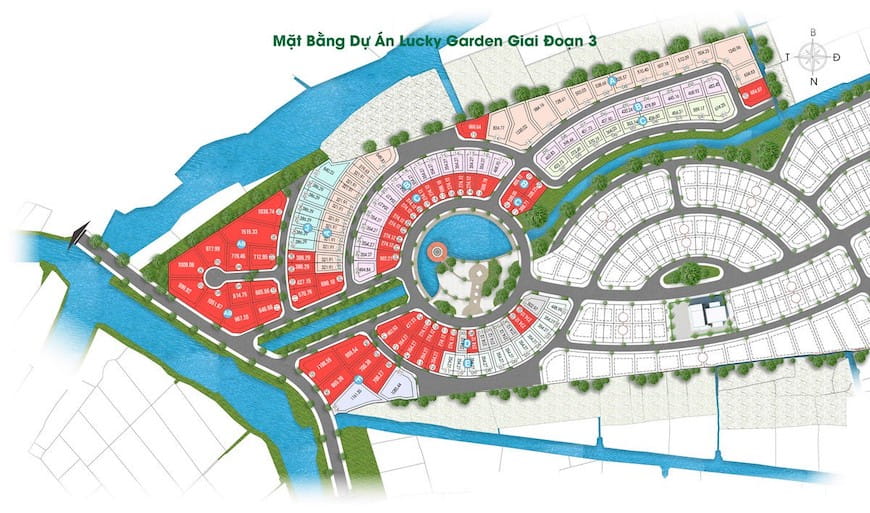 mat bang phan lo giai doan 3 du an lucky garden - LUCKY GARDEN TỈNH LỘ 9 BÌNH MỸ CỦ CHI