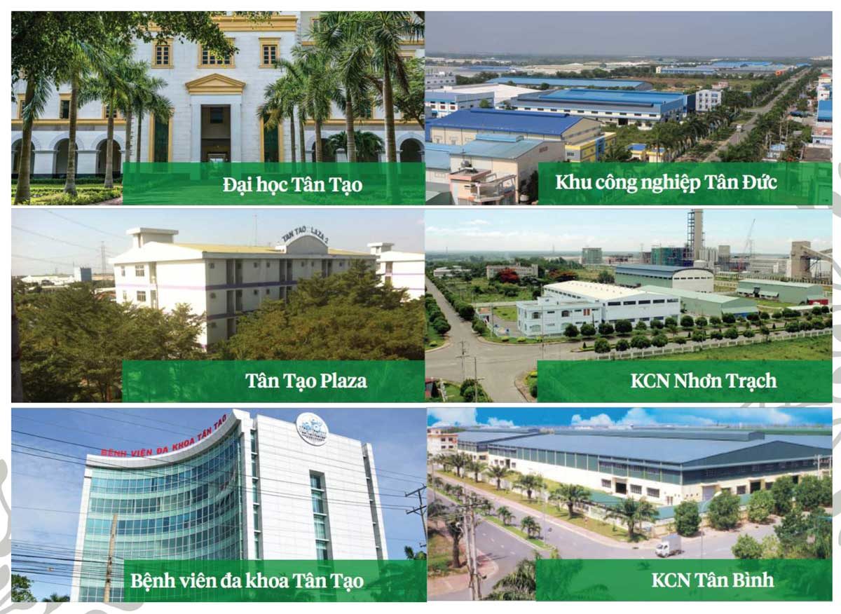 cac du an da trien khai cua Công ty CP Đầu tư Công nghiệp Tân Tạo - DỰ ÁN EVERDE CITY LONG AN