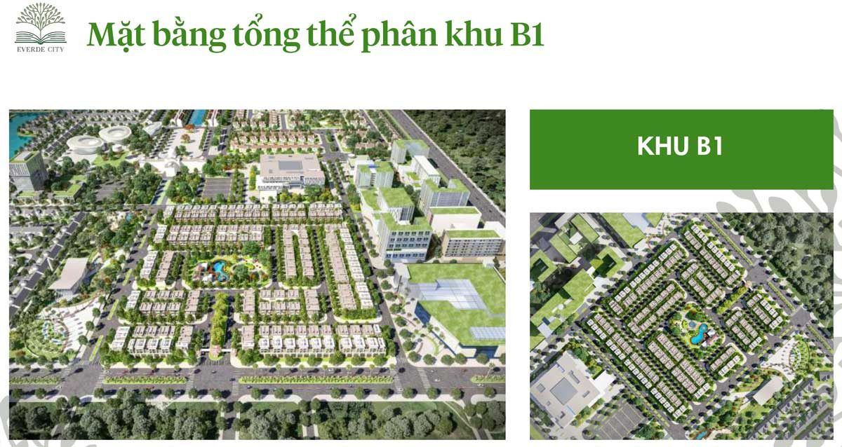mat bang tong the khu B1 du an everde city - DỰ ÁN EVERDE CITY LONG AN