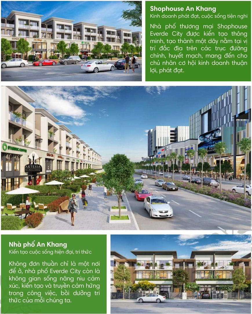 cac loai hinh nha o du an everde city - DỰ ÁN EVERDE CITY LONG AN