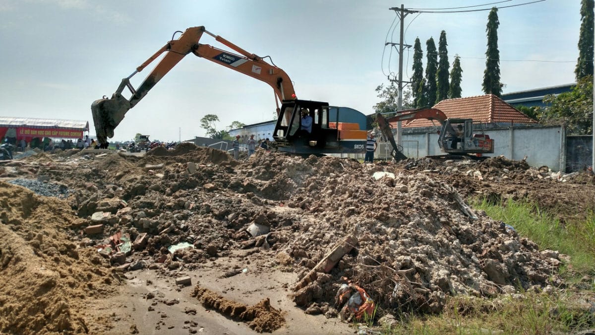 thi cong tai du an future center - DỰ ÁN FUTURE CENTER VÕ VĂN BÍCH CỦ CHI