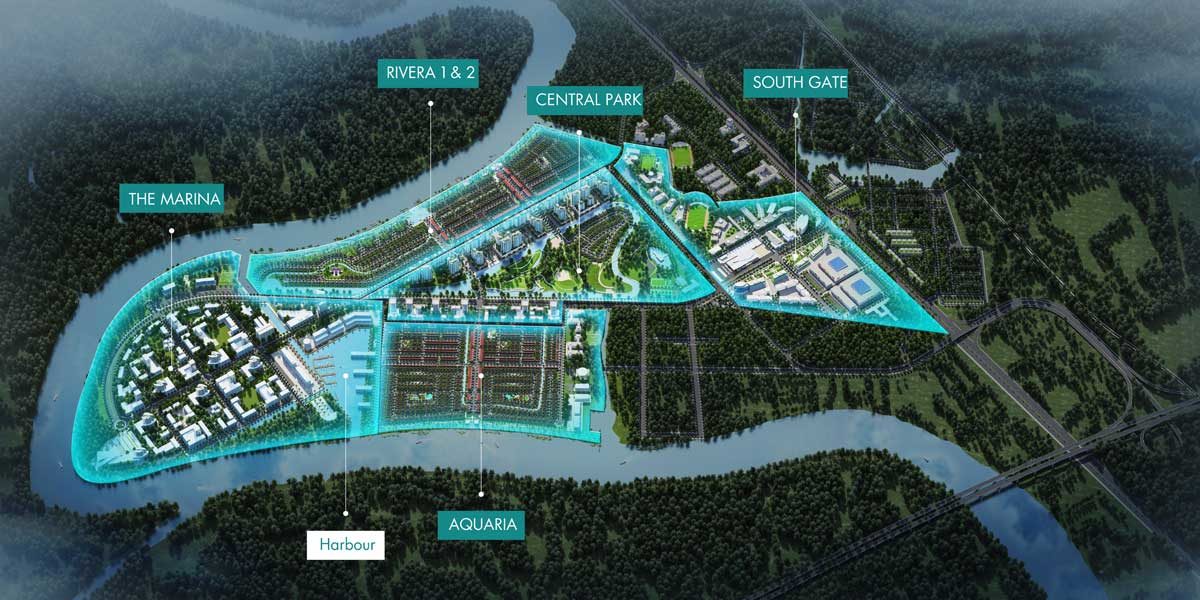 cac phan khu du an waterpoint long an - WATERPOINT BẾN LỨC LONG AN