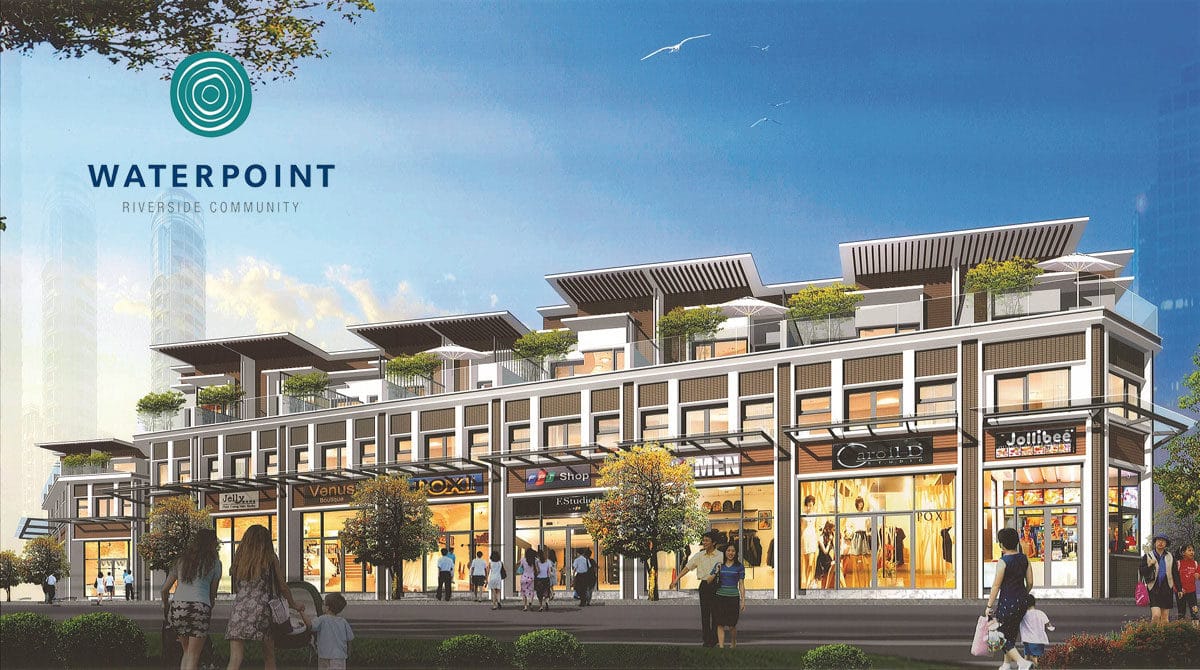 thiet ke khu shophouse waterpoint - WATERPOINT BẾN LỨC LONG AN