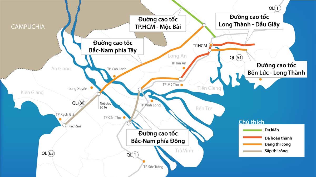 du an duong cao toc tphcm moc bai - DỰ ÁN ĐẤT NỀN KHU DÂN CƯ TVC TRẦN VĂN CHẨM CỦ CHI