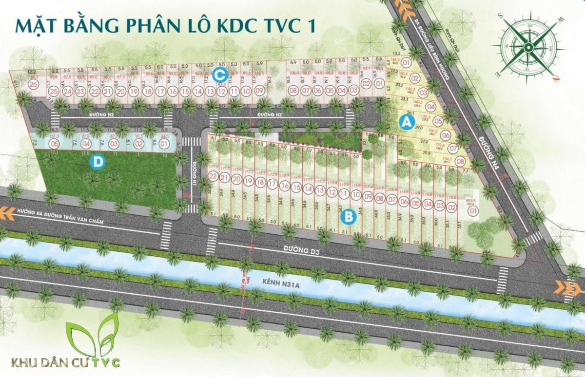 mat bang phan pho du an khu dan cu tvc tran van cham cu chi - DỰ ÁN ĐẤT NỀN KHU DÂN CƯ TVC TRẦN VĂN CHẨM CỦ CHI