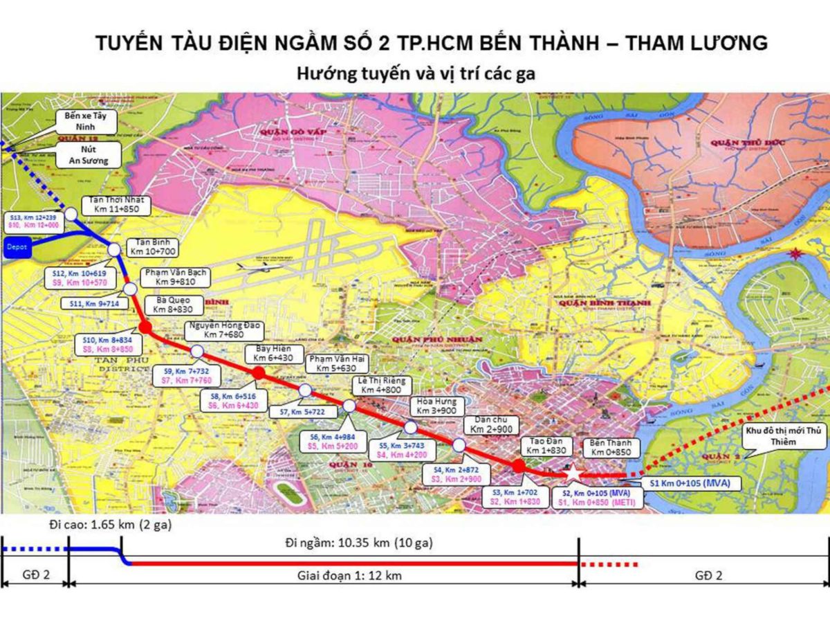tuyen metro so 2 - DỰ ÁN RES 1 - THE RESIDENCE 1 VÕ VĂN BÍCH CỦ CHI
