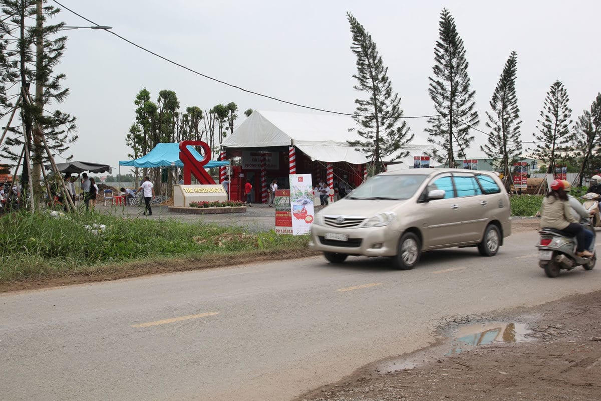 hinh anh truc duong vo van bich truoc cong du an res 1 - DỰ ÁN RES 1 - THE RESIDENCE 1 VÕ VĂN BÍCH CỦ CHI