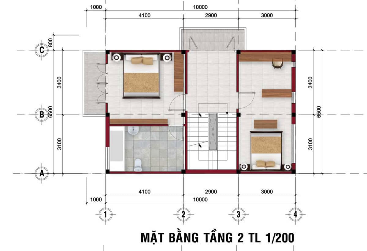 thiet ke tang 1 nha pho the residence 1 - DỰ ÁN RES 1 - THE RESIDENCE 1 VÕ VĂN BÍCH CỦ CHI