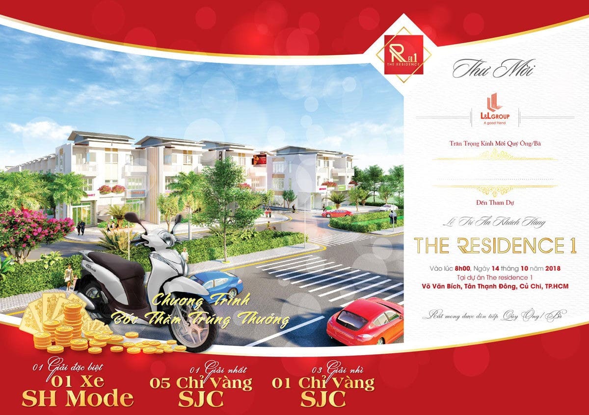gia ban du an res 1 - DỰ ÁN RES 1 - THE RESIDENCE 1 VÕ VĂN BÍCH CỦ CHI