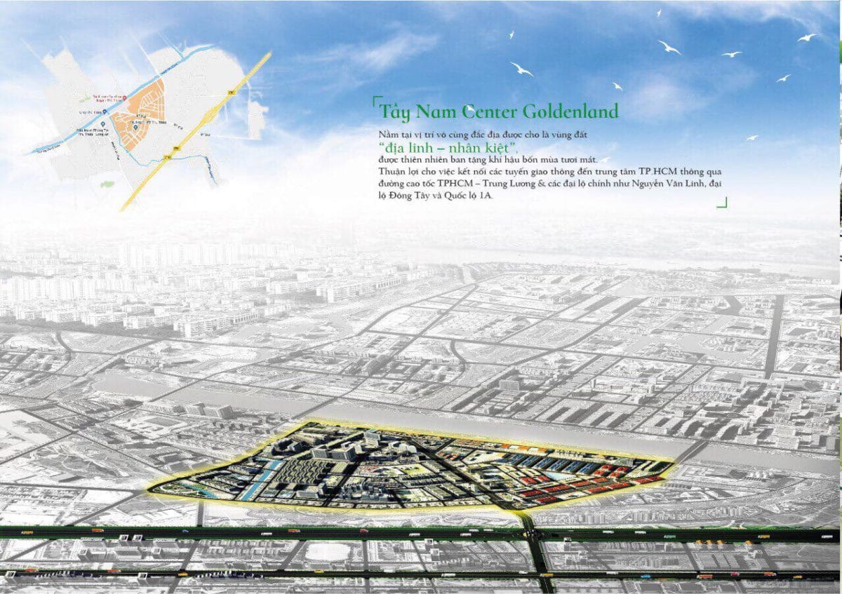 tong quan du an tay nam center golden land - Dự án Tây Nam Center Golden Land Thủ Thừa Long An