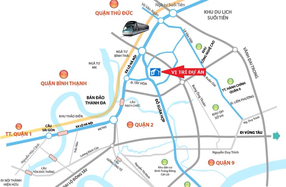 vi tri du an maylandia - DỰ ÁN MAYLANDIA QUẬN 9