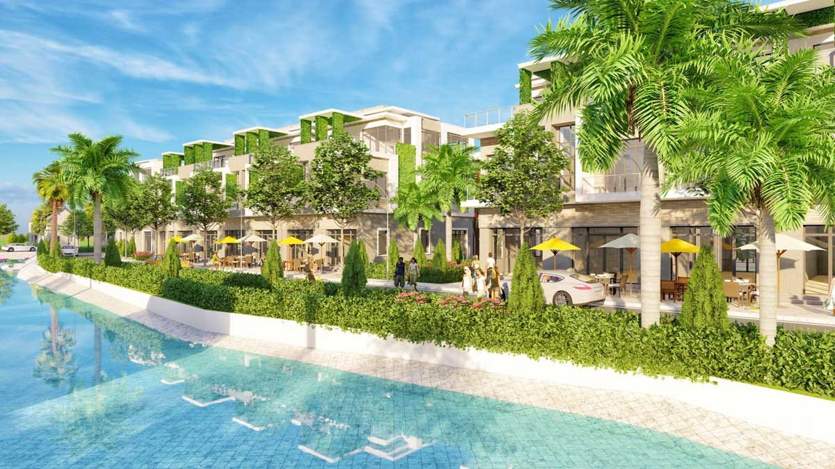 phoi canh khu nha pho du an the residence 2 res 2 - DỰ ÁN THE RESIDENCE 2 - RES 2 CỦ CHI