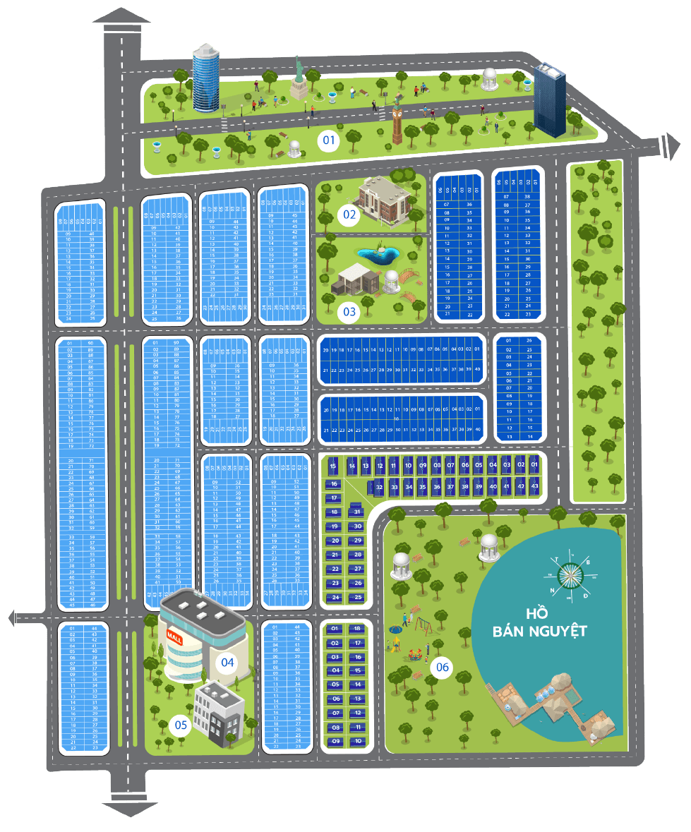 diagram ground - DỰ ÁN SAPPHIA VILLAS LONG AN