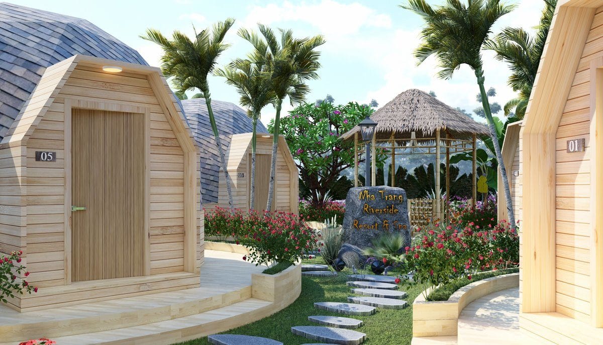 NHA TRANG RIVERSIDE RESORT & SPA Phối cảnh Dự án Nha Trang Riverside - NHA TRANG RIVERSIDE RESORT & SPA